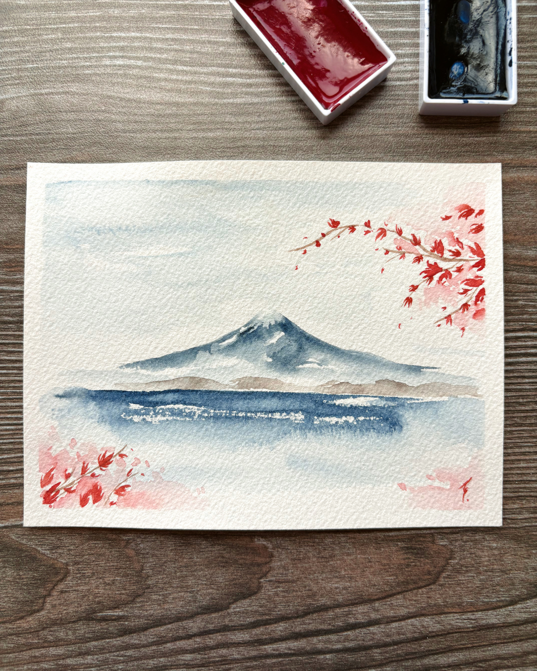 Monte Fuji en Otoño